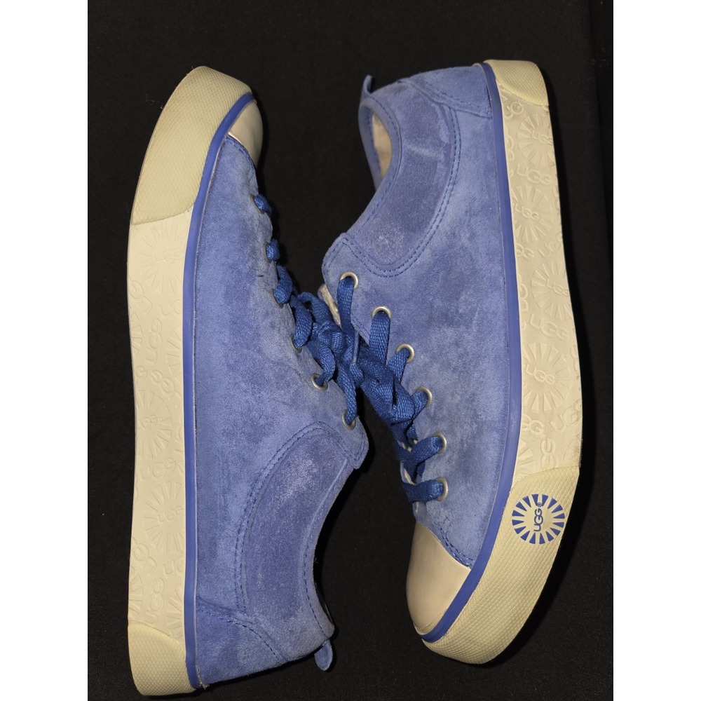 UGG Australia Evera Suede Fur Lined Lace Up Sneakers Women's 8 US